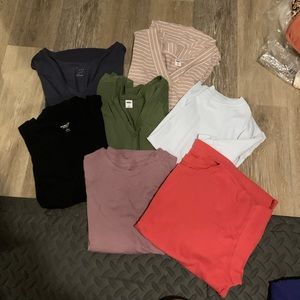 Bundle of 7 shirts (old navy & target)
